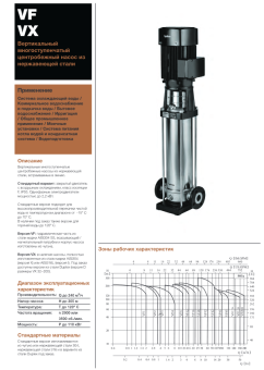 Вертикальный многоступенчатый насос Hydroo VX1-24R 0150 T 2340 5 2 IE3